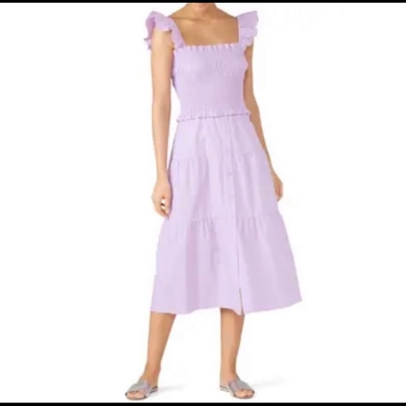 NWOT Amanda Uprichard Fillmore Dress in Lavender